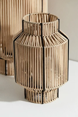 Rattan Candle Lantern