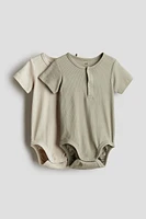 2-pack Henley Bodysuits