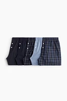 5-pack Woven Cotton Boxer Shorts