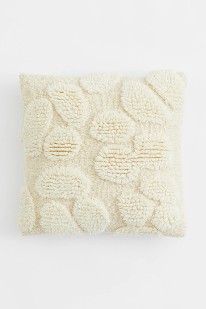 Tufted Wool-blend Cushion Cover