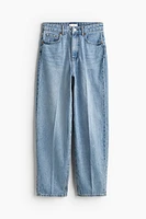 Creased Tapered Jeans