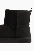 Warm-lined Slip-on Boots