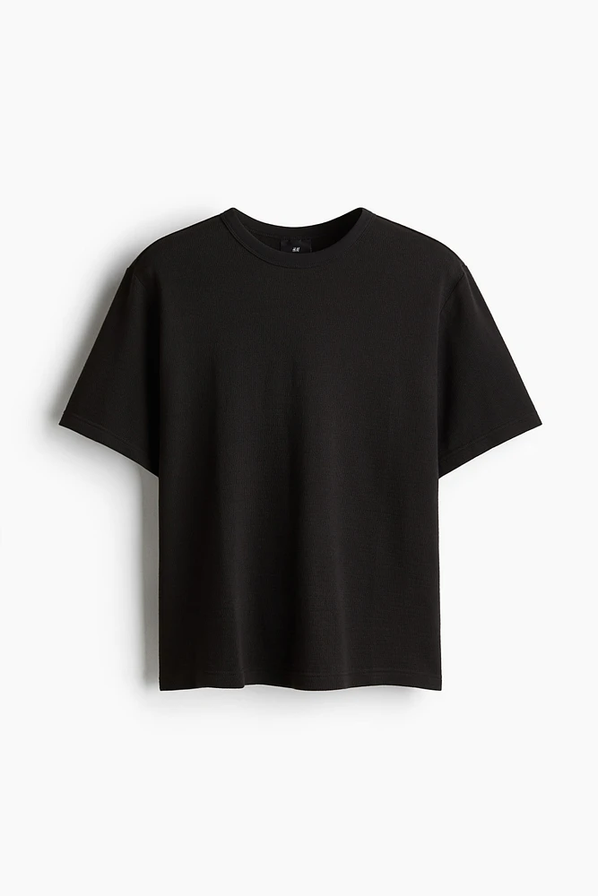 T-shirt gaufré classique
