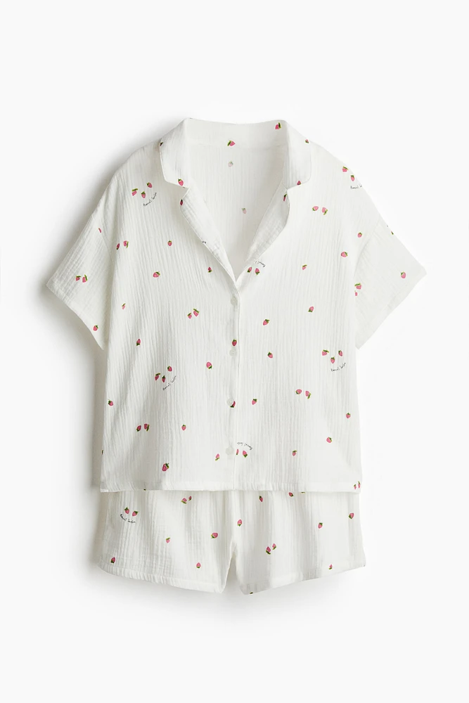Pyjama en mousseline de coton