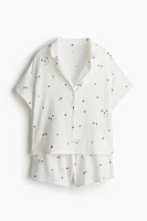 Pyjama en mousseline de coton