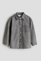 Chemise en denim de coton