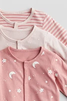 Lot de 3 pyjamas en coton