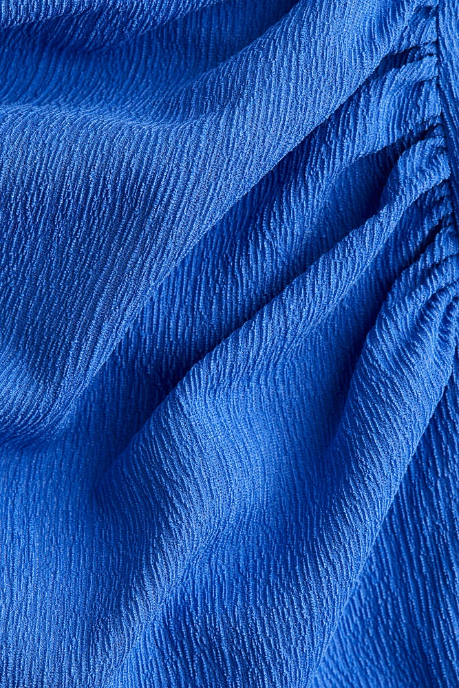 Draped One-Shoulder Dress