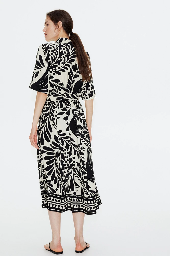 Tie-belt Shirt Dress