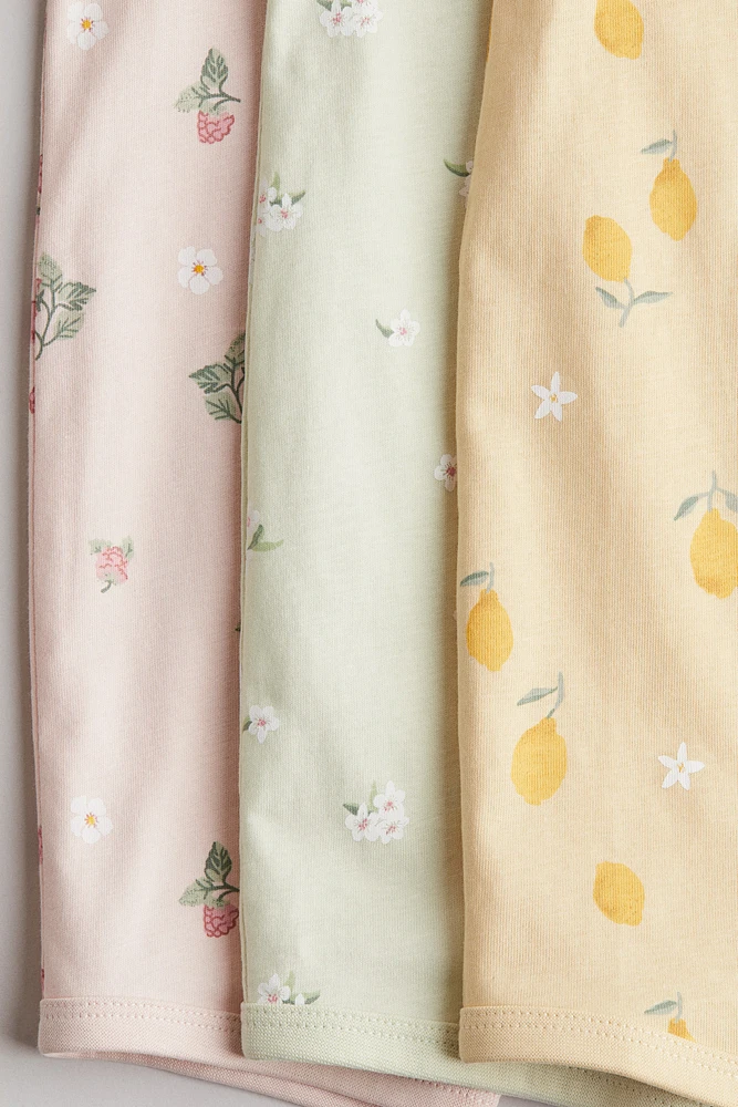Lot de 3 pyjamas en coton