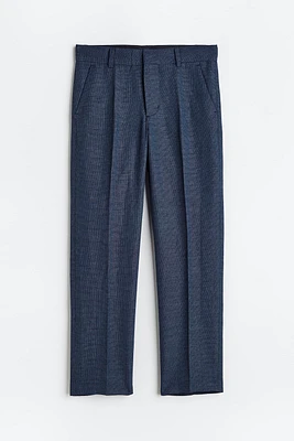 Textured Suit Pants