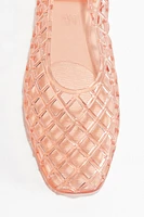 Ballerines en filet de plastique