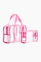 2-pack Transparent Toiletry Bags