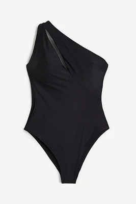 High-leg One-shoulder Swimsuit