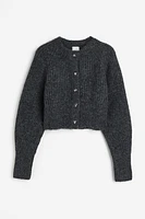 Rib-knit Cardigan