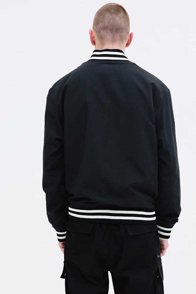 Regular Fit Baseball Jacket