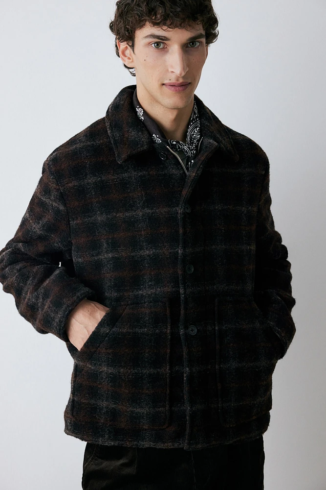 Regular Fit Wool-Blend Jacket