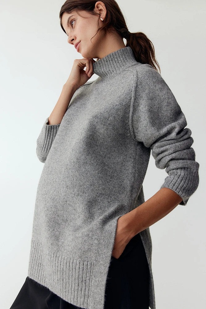 MAMA Mock Turtleneck Sweater