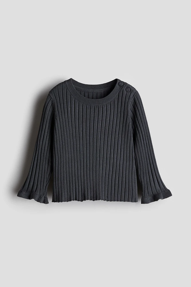 Rib-knit Sweater