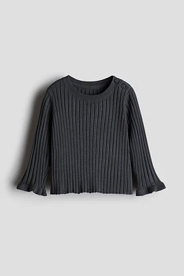 Rib-knit Sweater