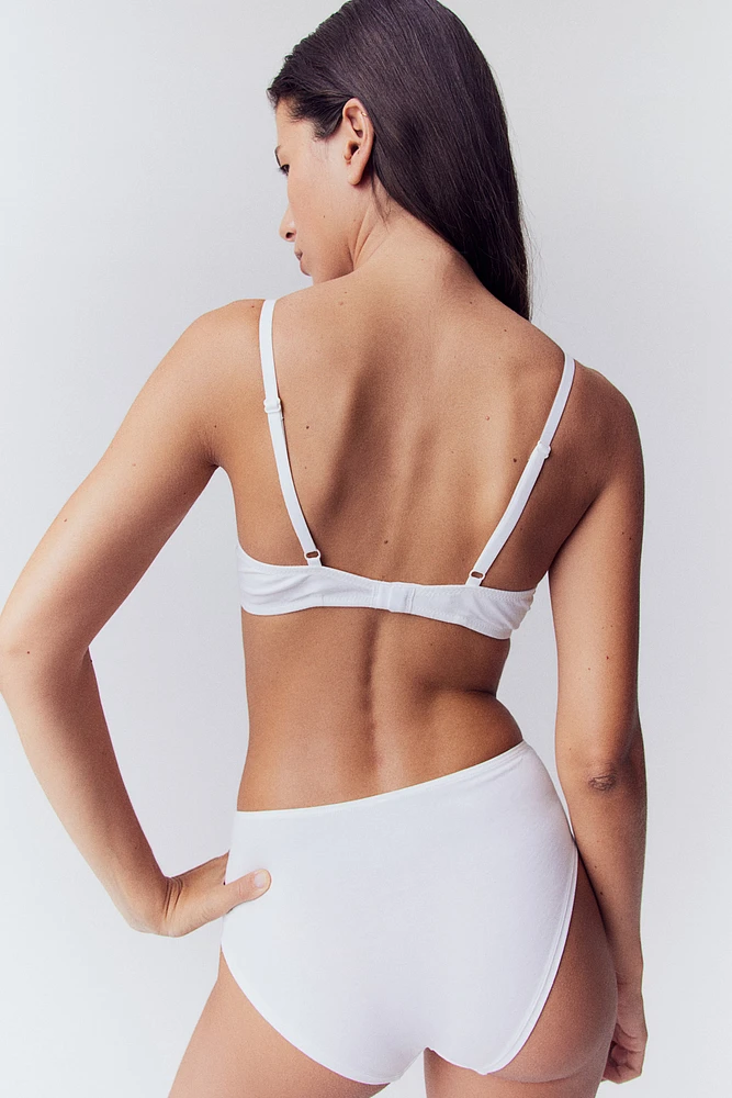 Padded Cotton Demi T-shirt Bra