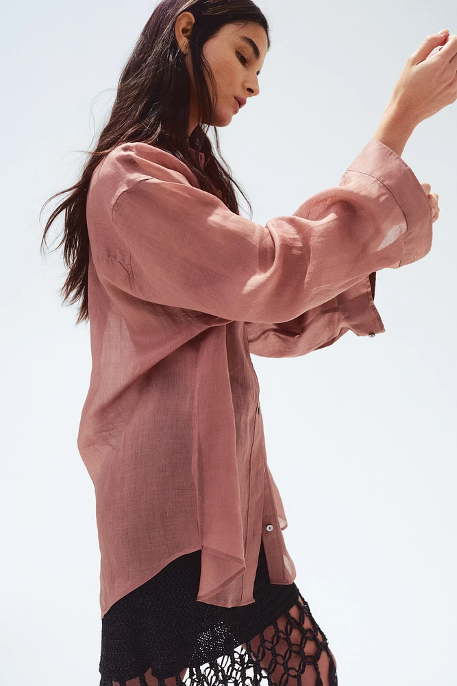 Oversized Ramie Shirt