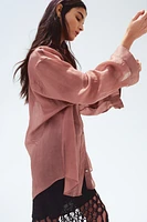 Oversized Ramie Shirt