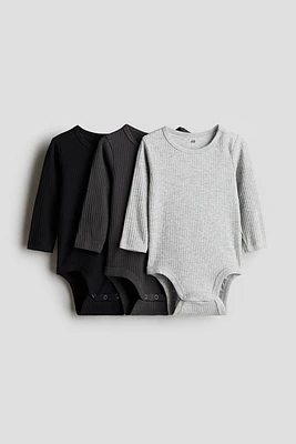 Lot de 3 maillots côtelés