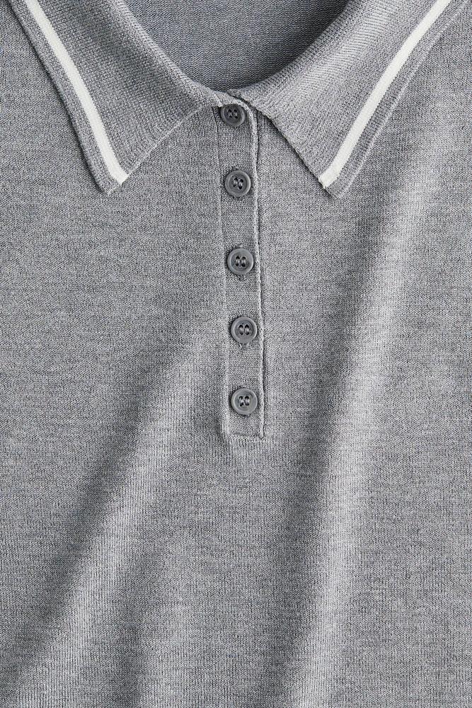 Polo en maille fine