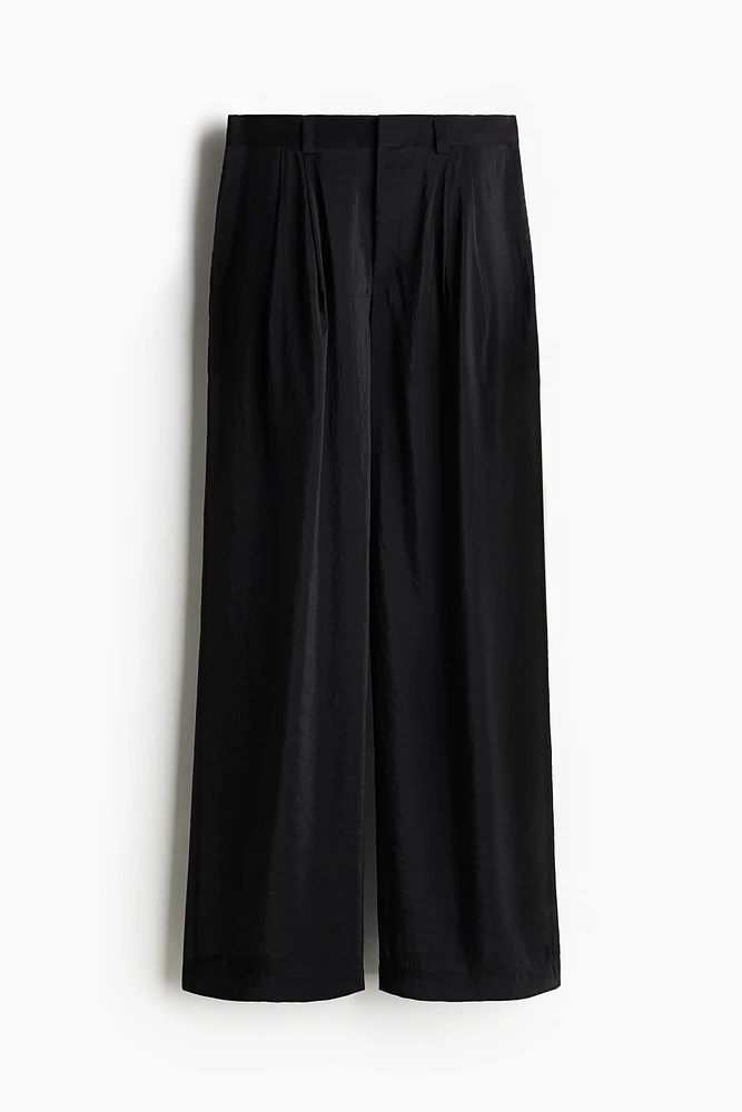 Pleat-Front Pants