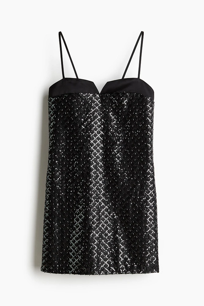 Embellished Slip Dress