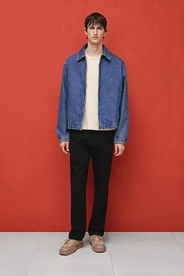 Regular-Fit Crease-Leg Chinos