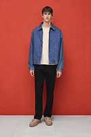 Regular-Fit Crease-Leg Chinos