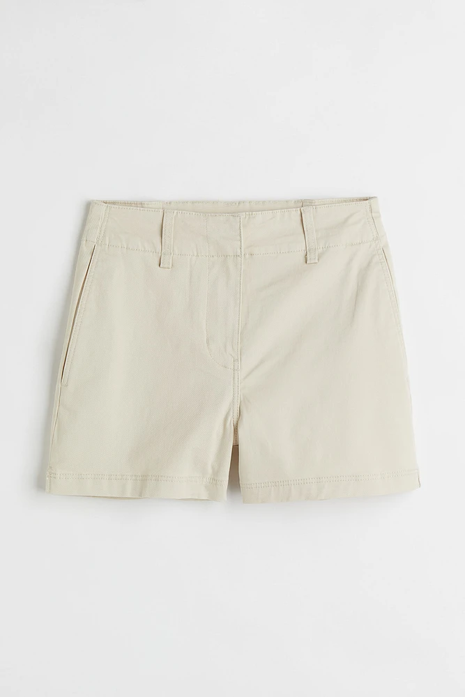 Cotton Twill Shorts