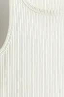 Slim-Fit Ribbed Tank Top