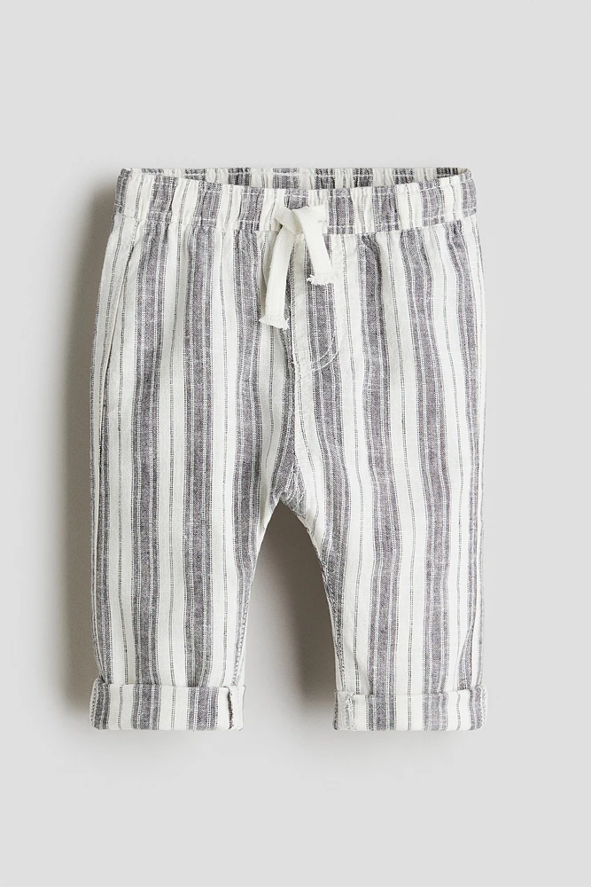 Pantalon de jogging en lin mélangé