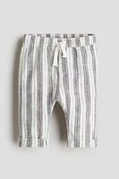 Pantalon de jogging en lin mélangé