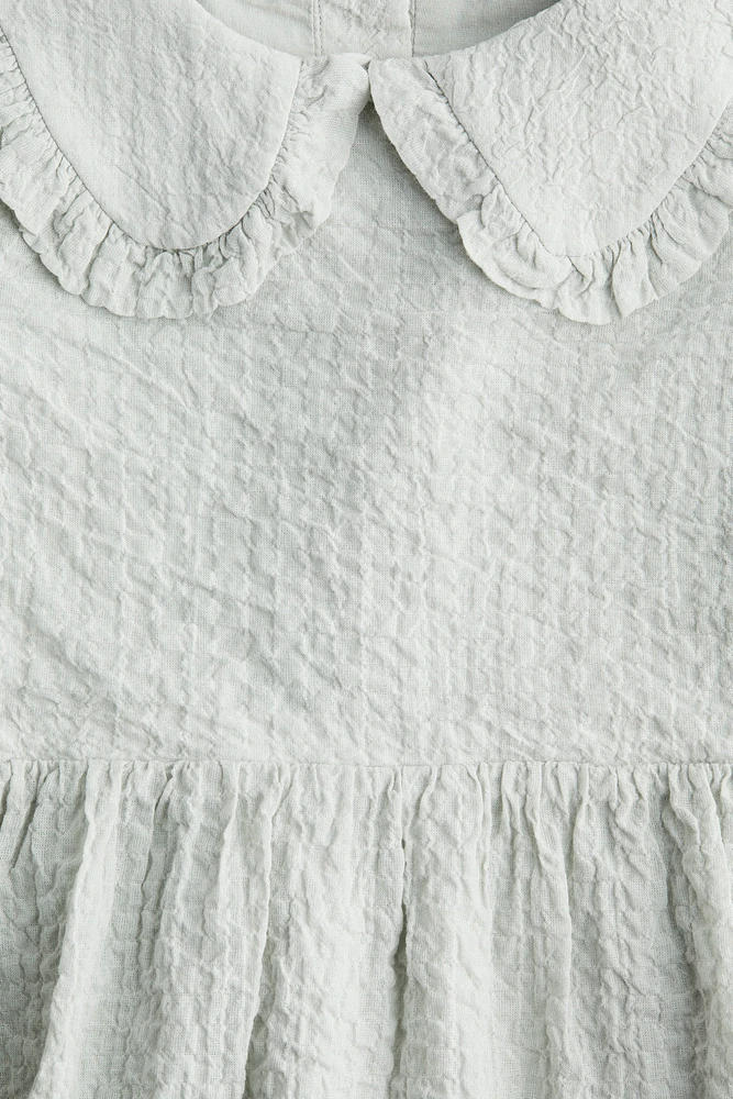 Cotton Seersucker Dress