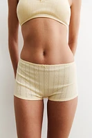 Pointelle Shortie Briefs