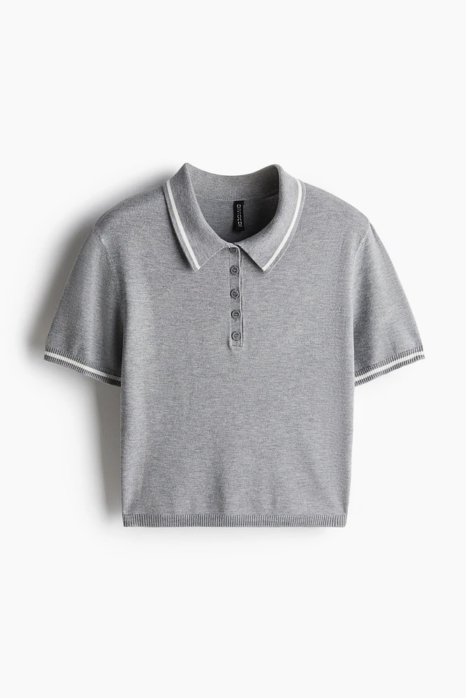 Polo en maille fine