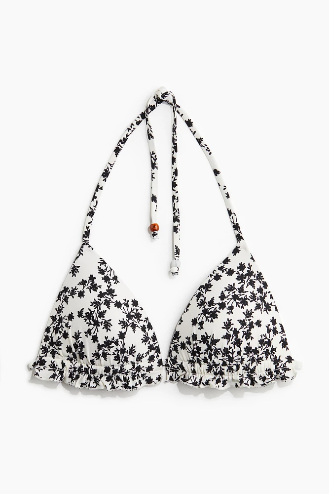 Push-Up Triangle Bikini Top