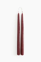 2-pack Glossy Taper Candles