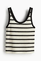 Textured-knit Tank Top