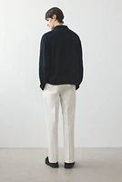 Regular-Fit Crease-Leg Chinos