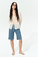 Bermuda Regular Denim Shorts