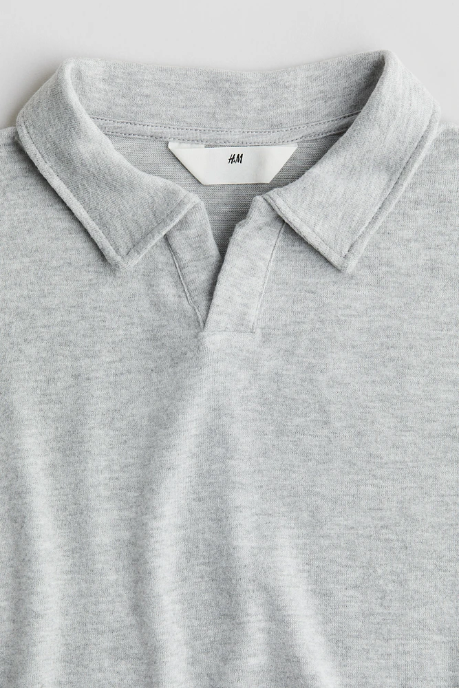 Long-Sleeved Polo Shirt