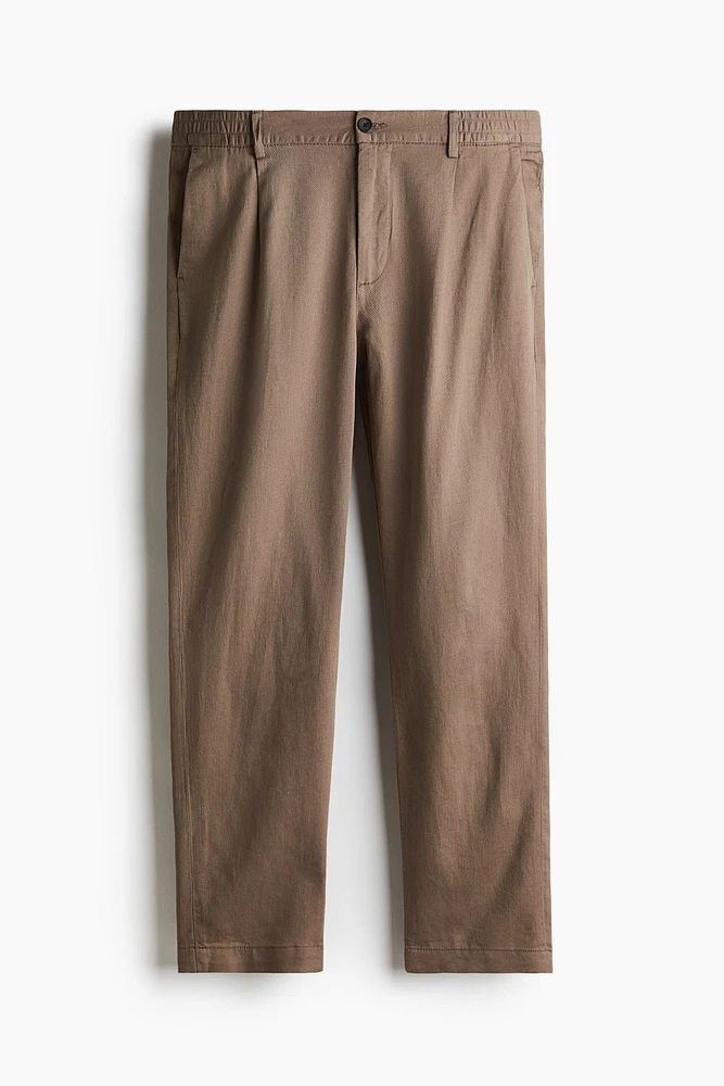 Regular Fit Linen-blend Pants