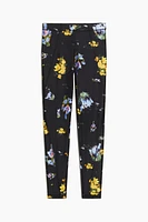 Legging à motif fleuri