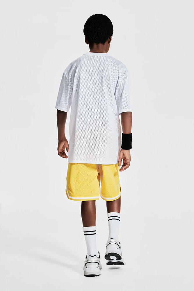 Printed Mesh Sports Shirt with DryMove™
