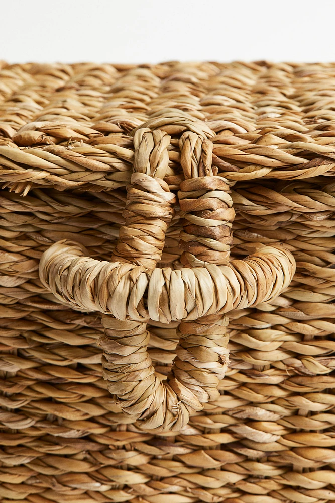 Seagrass Storage Basket with Lid